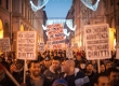 19-12-2015. Bologna. Corteo per il diritto all'abitare promosso dal collettivo Social Log. Foto Michele Lapini/Eikon