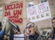 05-03-2019. Bologna, corte d'appello. Presidio fuori dalla corte d'appello per protestare contro la sentenza per il femminicidio di Olga Mattei a Bologna. Presenti numerose associazioni di donne. Foto Michele Lapini/eikon