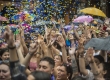 22-06-2019. Bologna, centro. Il bologna pride sotto la pioggia in migliaia dai giardini margherita, passando davanti al cassero dove c'era Atlantide, le due torri e san vitale. Presente Grillini. Foto Michele Lapini/eikon