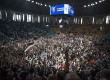 31-03-2019. Bologna, paladozza. Partita di basket fortitudo contro Ferrara. Foto della fossa dei leoni.  festeggiamenti per la promozione in serie A. Foto Michele Lapini/eikon