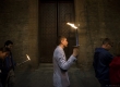 24-04-2019. Bologna, centro. Fiaccolata per commemorare la Liberazione da nazifascismo promossa dall'Anpi di Bologna, con la presidentessa Anna Cocchi. Partenza dal sacrario dei partigiani lungo i luogi del centro. Foto Michele Lapini/eikon