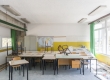 02-09-2020. bologna, via populonia. Le scuole Farini in vista della riapertura dellâanno scolastico. Lavori in corso per ampliare le aule, alcuni spazi giÃ  predisposti con il distanziamento e predisposizione di aule allâaperto. Foto Michele Lapini/eikon