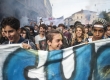 09-10-2015 Bologna. Corteo degli studenti medi conro la 